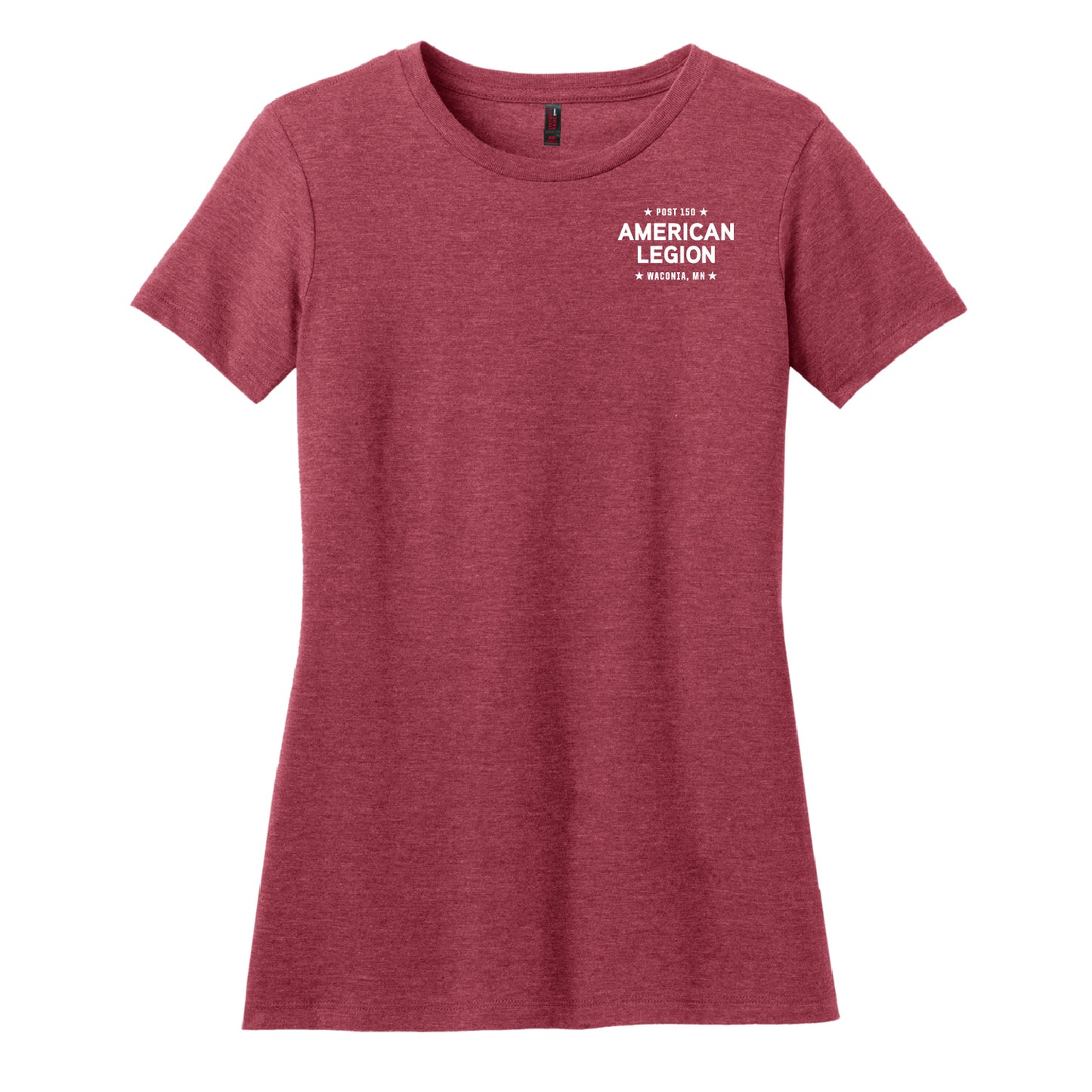 WAL Post 150 Red Friday Ladies Red CVC Tee