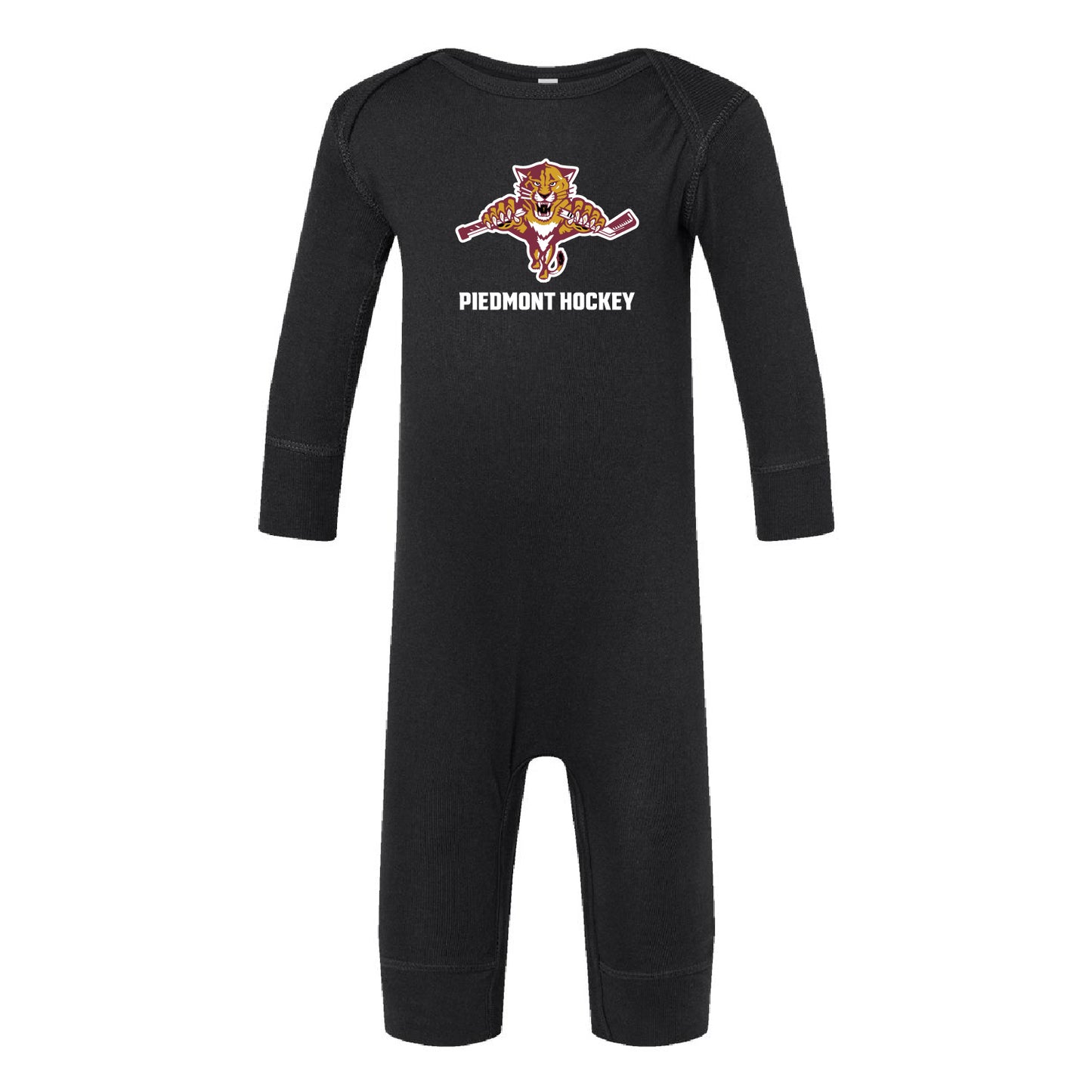 Piedmont Hockey Infant Long Legged Baby Rib Bodysuit