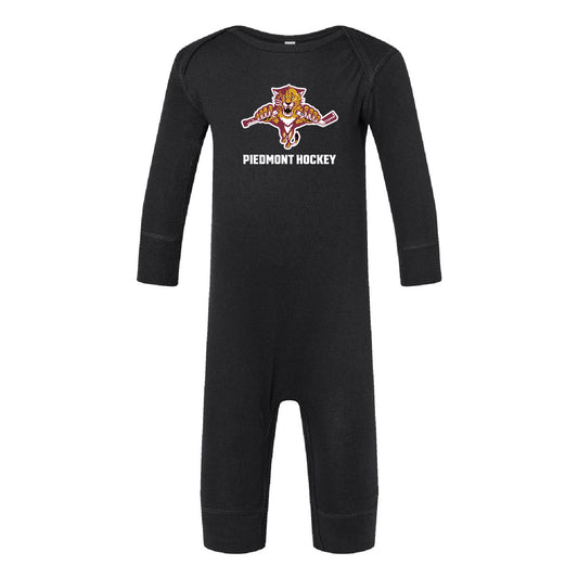 Piedmont Hockey Infant Long Legged Baby Rib Bodysuit