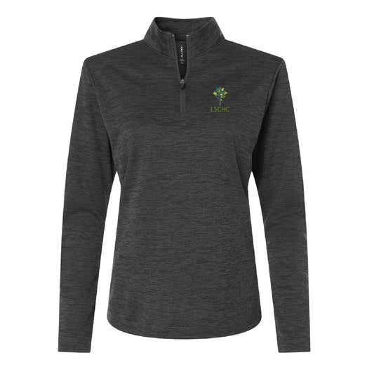 LSCHC Women's Pro-Lock Performance Mélange Quarter-Zip Pullover