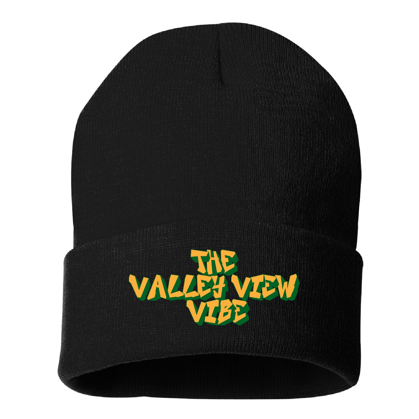 VVMS VALLEY VIEW VIBE Solid Cuffed Beanie