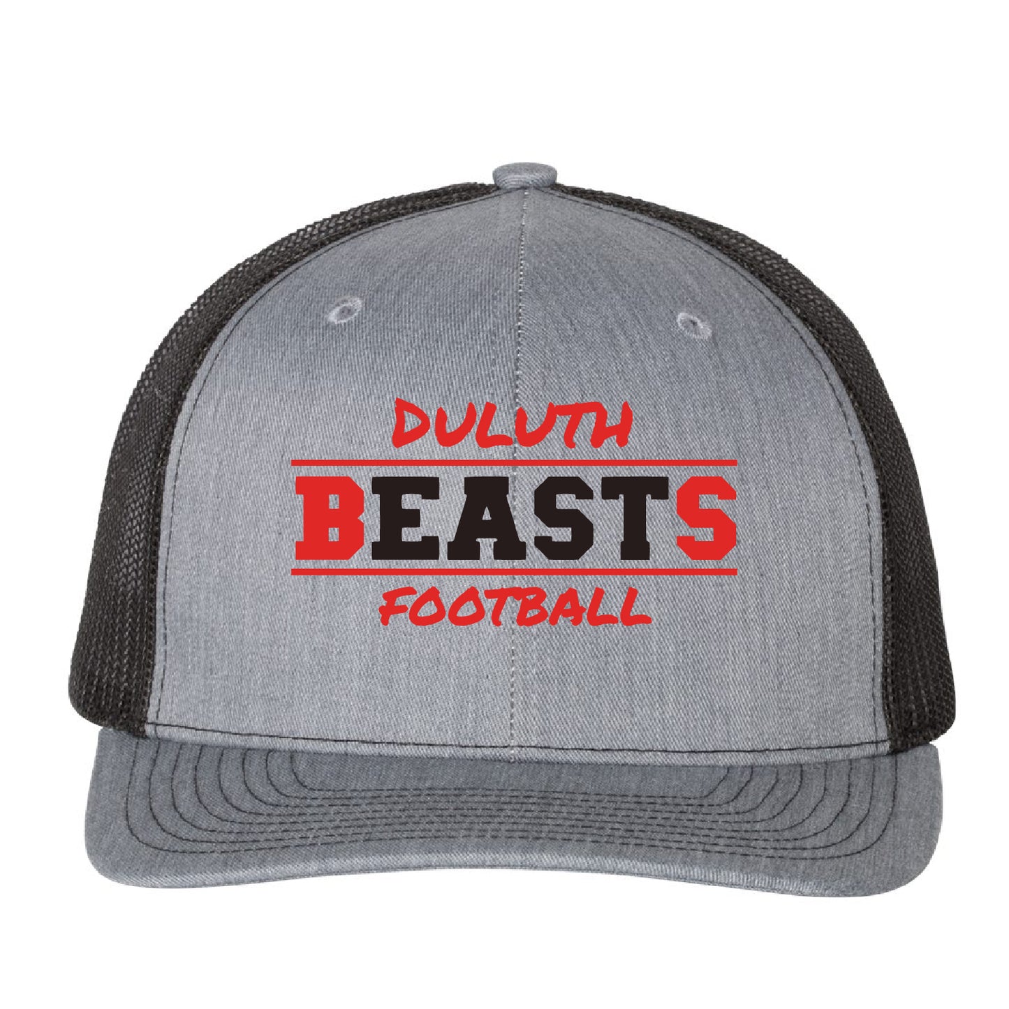 Duluth East Football Richardson - Snapback Trucker Cap Design 1