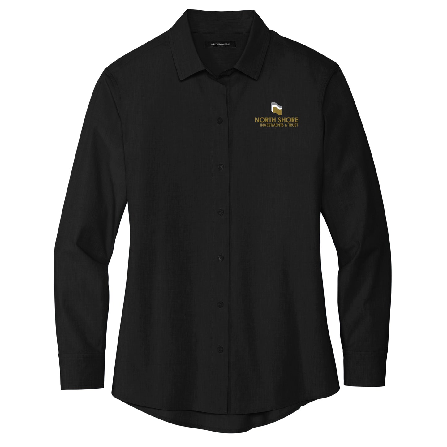 NSB Investments & Trust Women’s Long Sleeve Stretch Woven Shirt