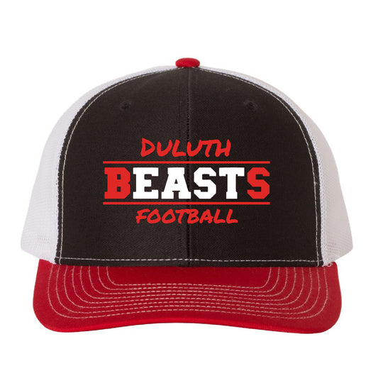 Duluth East Football Richardson - Snapback Trucker Cap Design 1