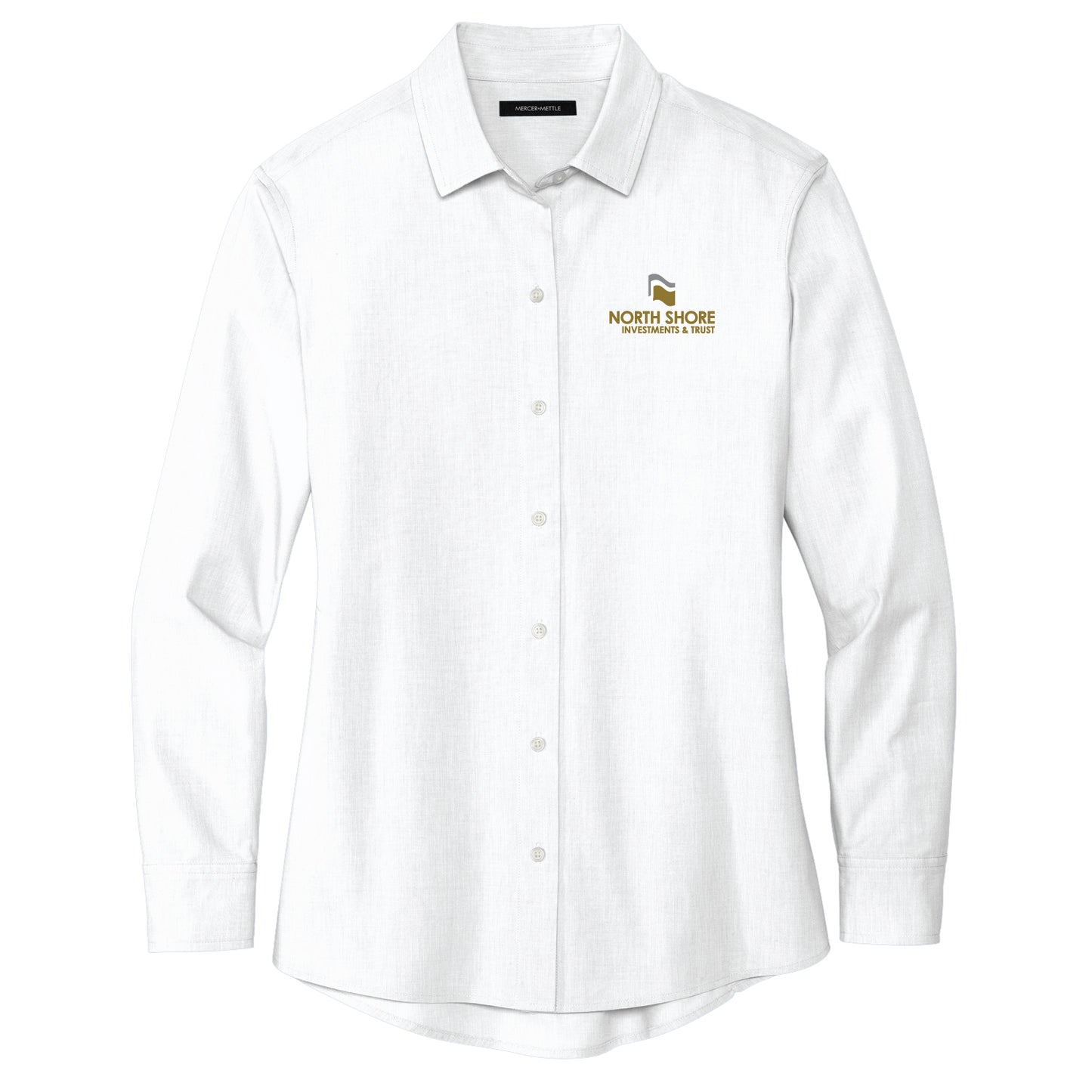 NSB Investments & Trust Women’s Long Sleeve Stretch Woven Shirt