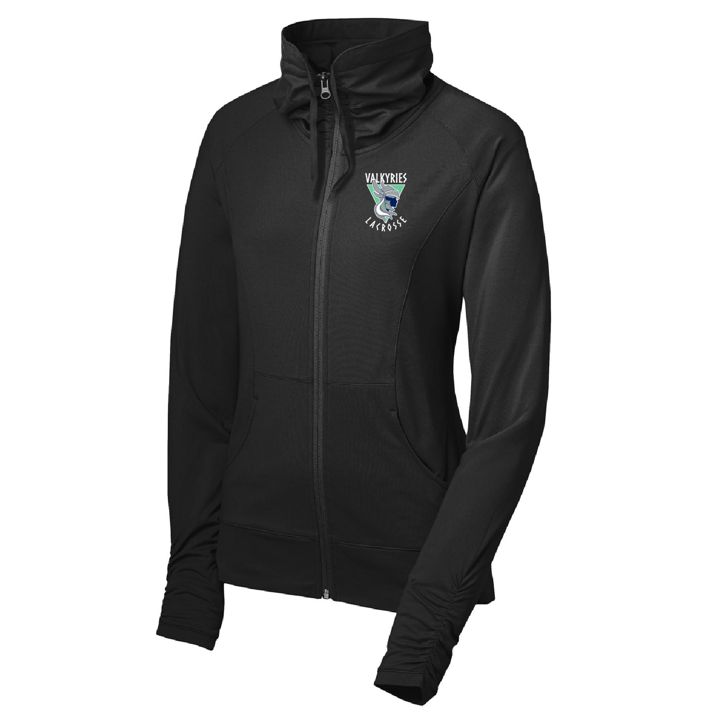 218 Lax Valkyries Ladies Sport-Wick® Stretch Full-Zip Jacket