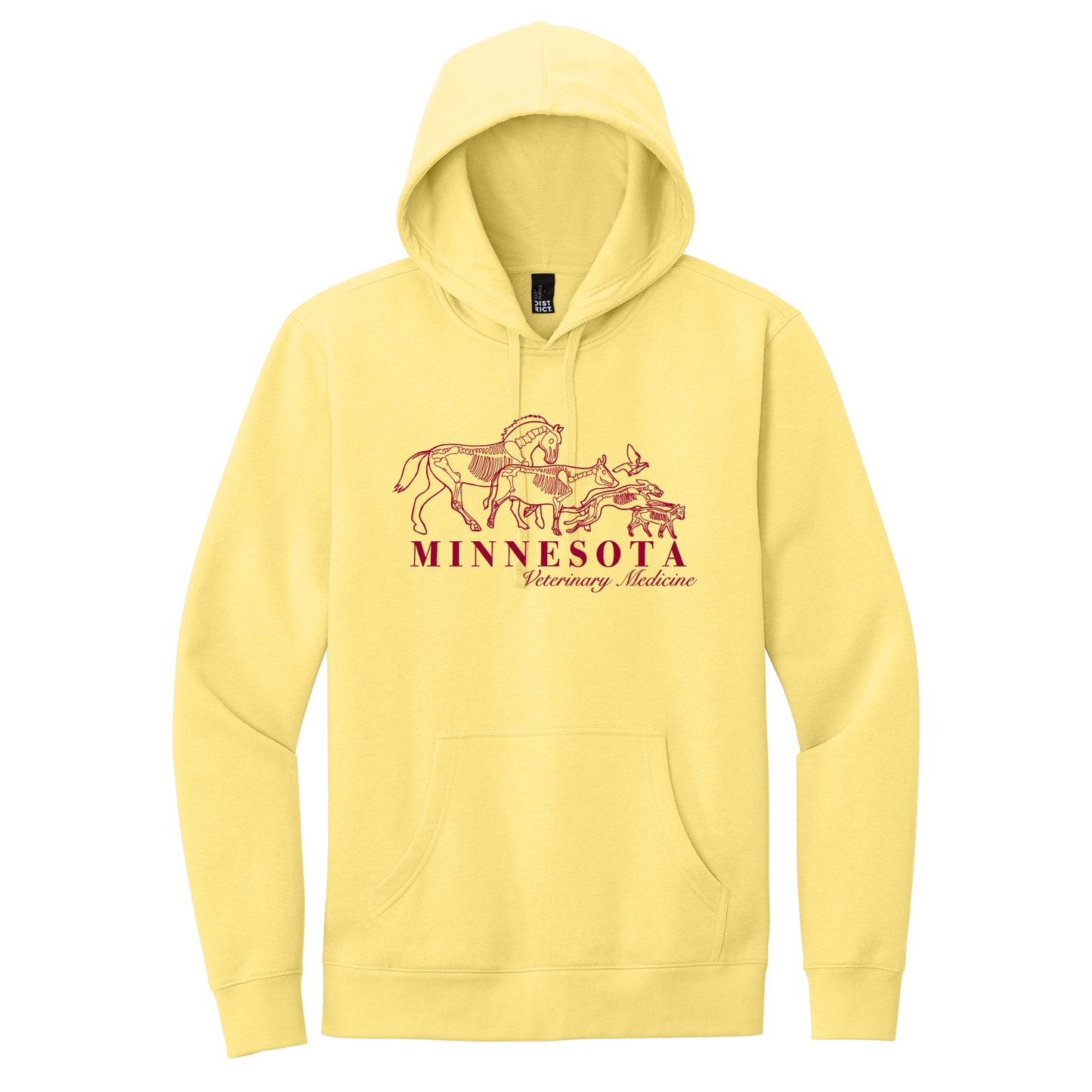 U of M Vet Med Classic Hoodie (Skeleton Animals)