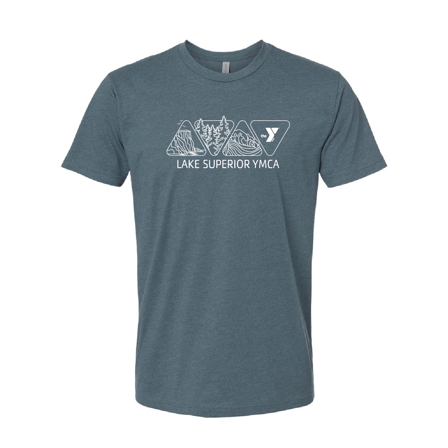 YMCA White Triangle Soft Tee