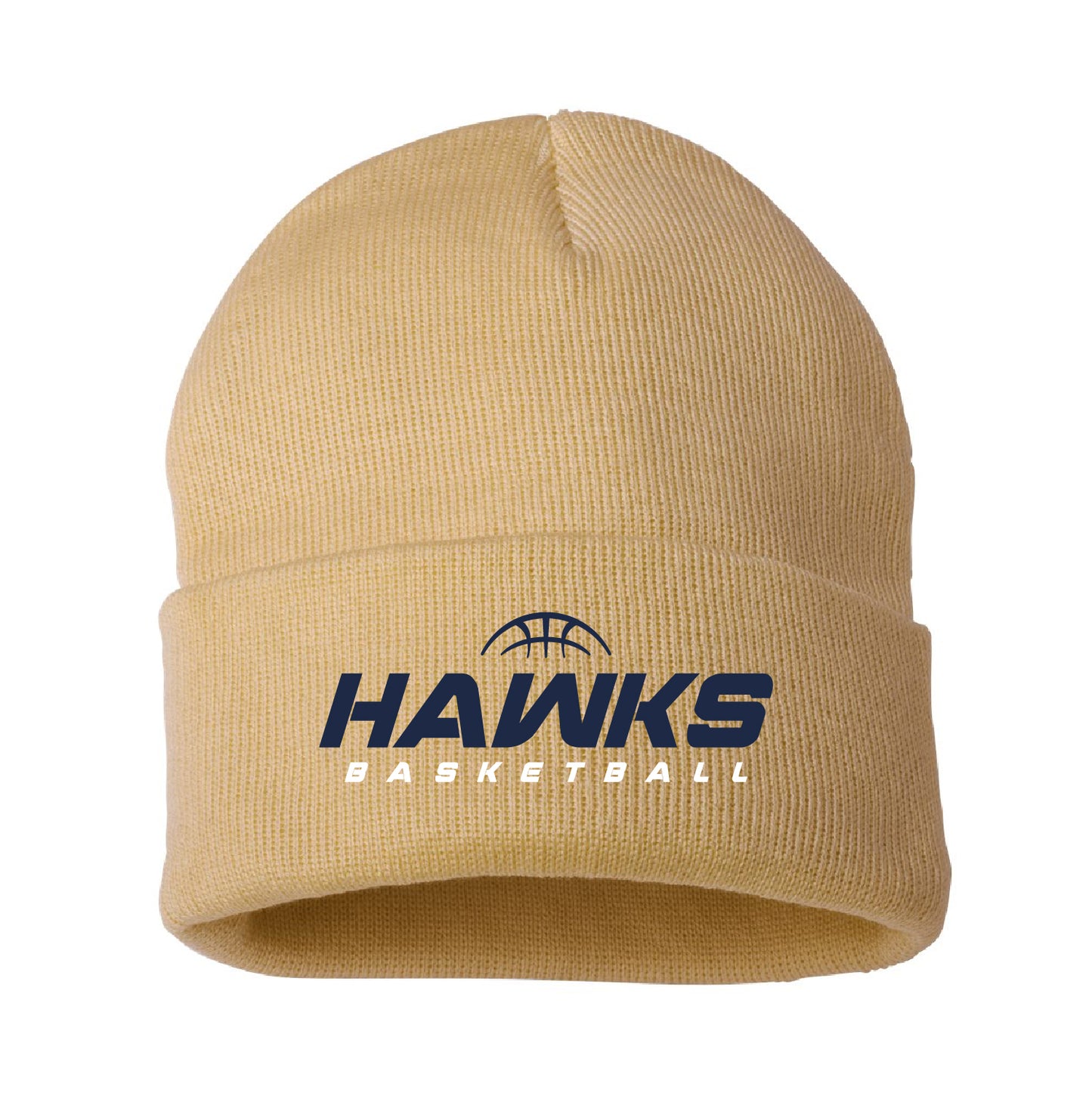 Hermantown Girls Basketball Solid Cuffed Beanie