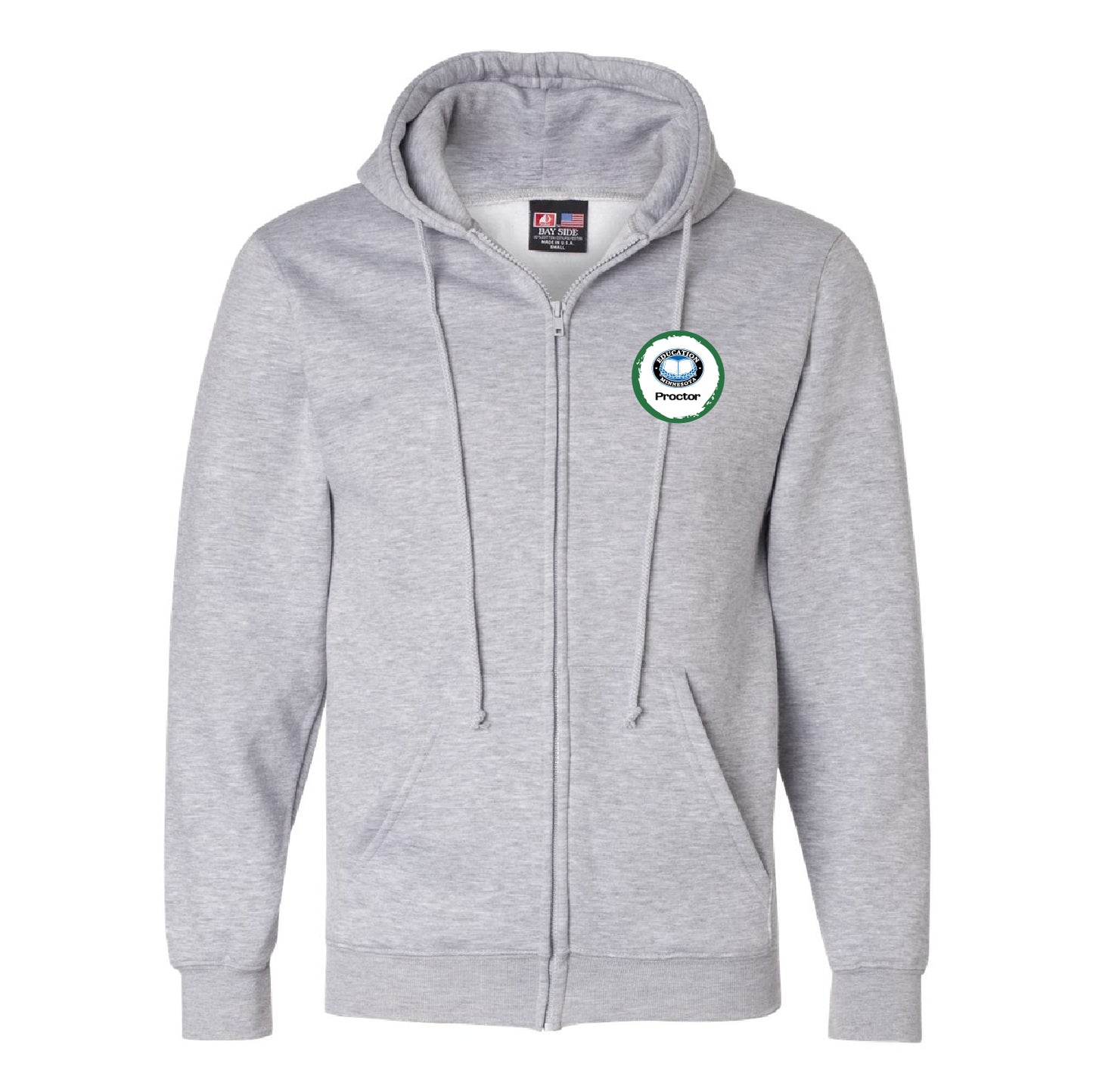 Proctor Teachers Union USA-Made Full-Zip Hooded Sweatshirt