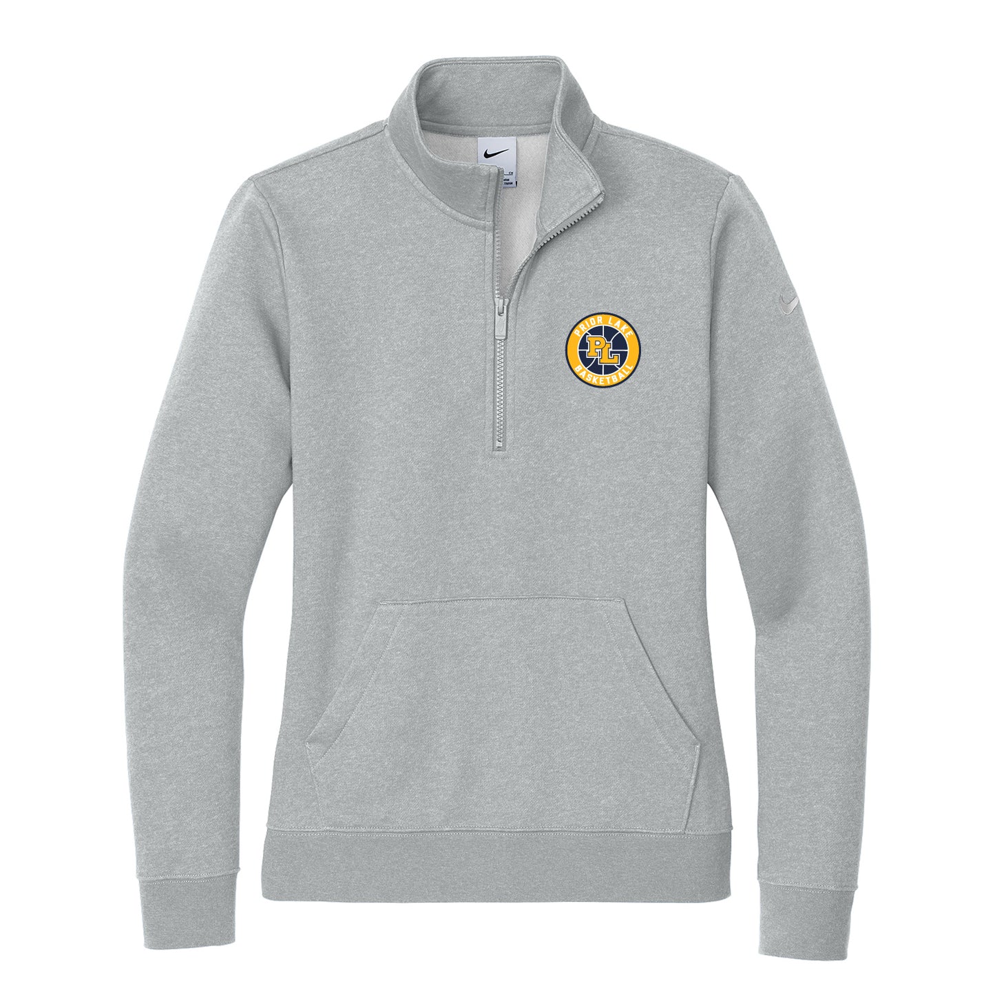 Prior Lake Basketball Nike Women's Club Fleece Sleeve Swoosh 1/2-Zip