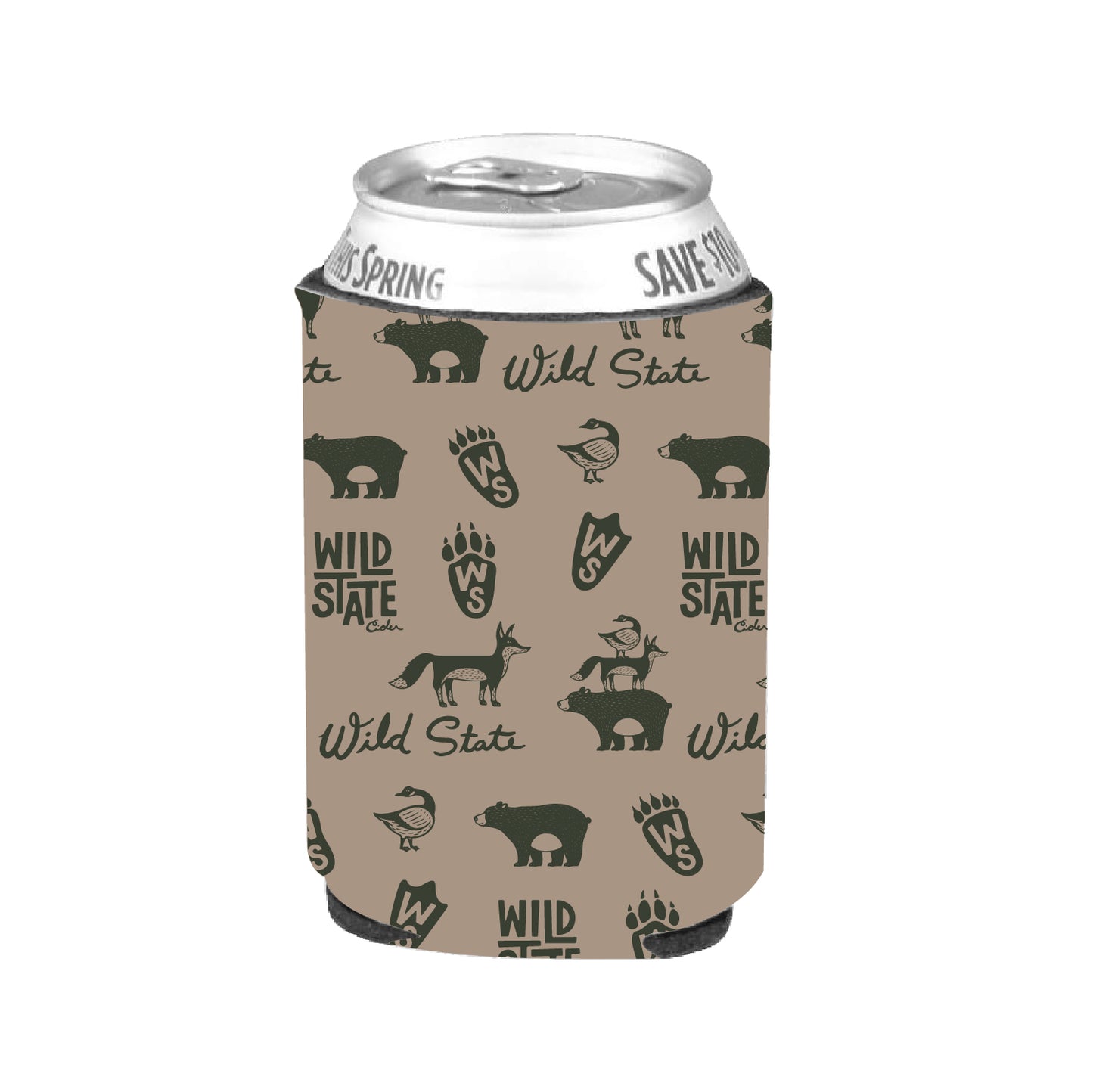 Wild State Cider Custom Koozie