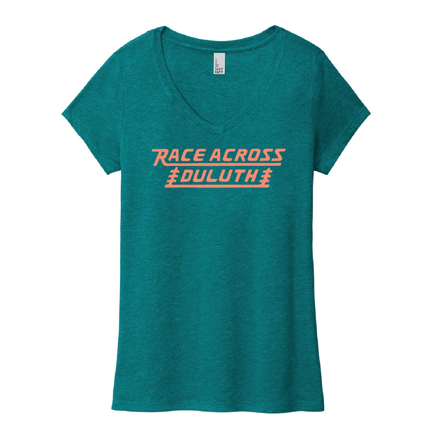 Race Across Duluth Women's V-Neck