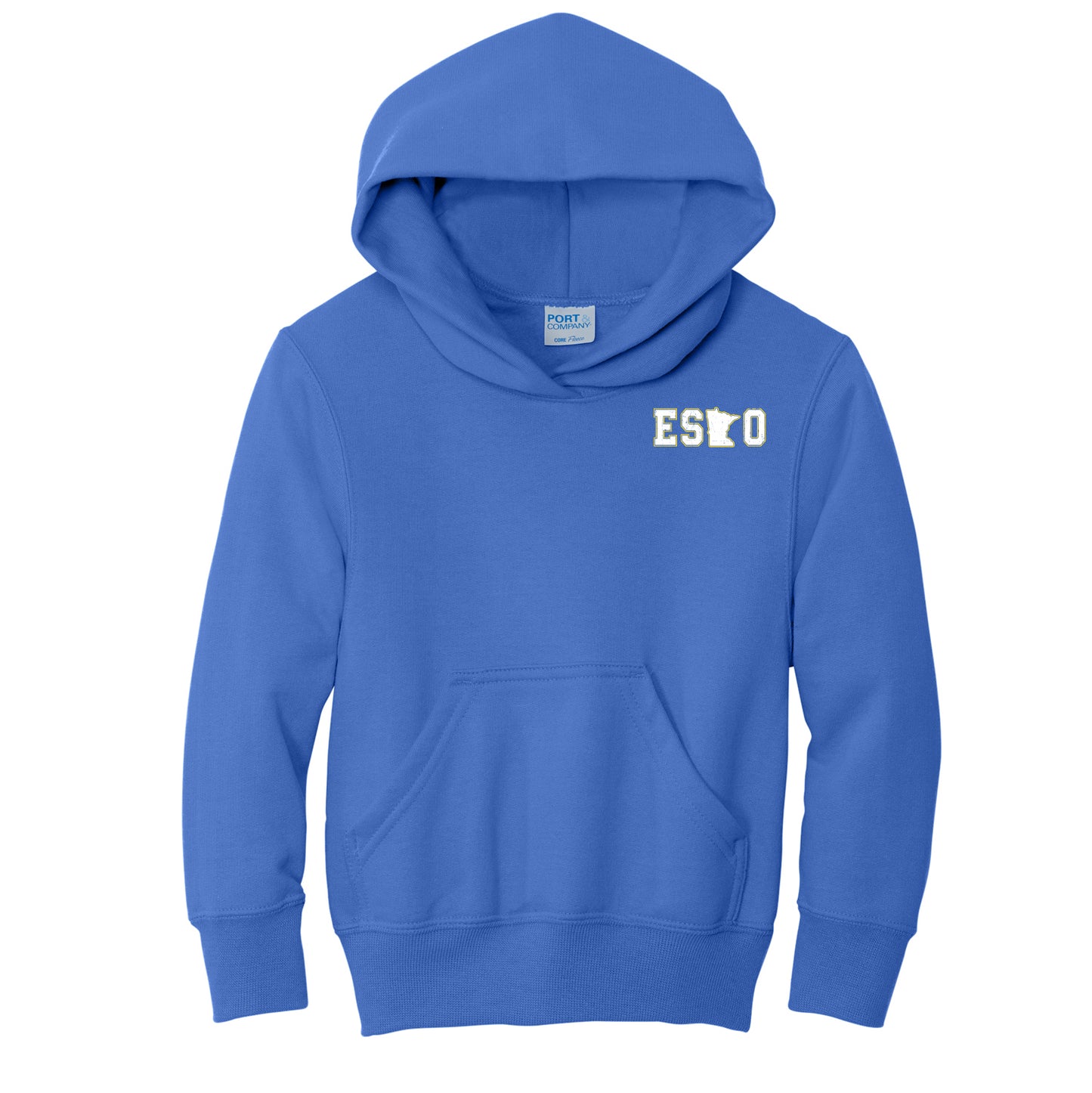 Esko Logo Youth Core Fleece Pullover Hooded Sweatshirt