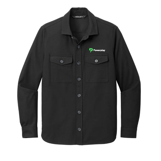 Powerplay Mercer+Mettle® Long Sleeve Twill Overshirt
