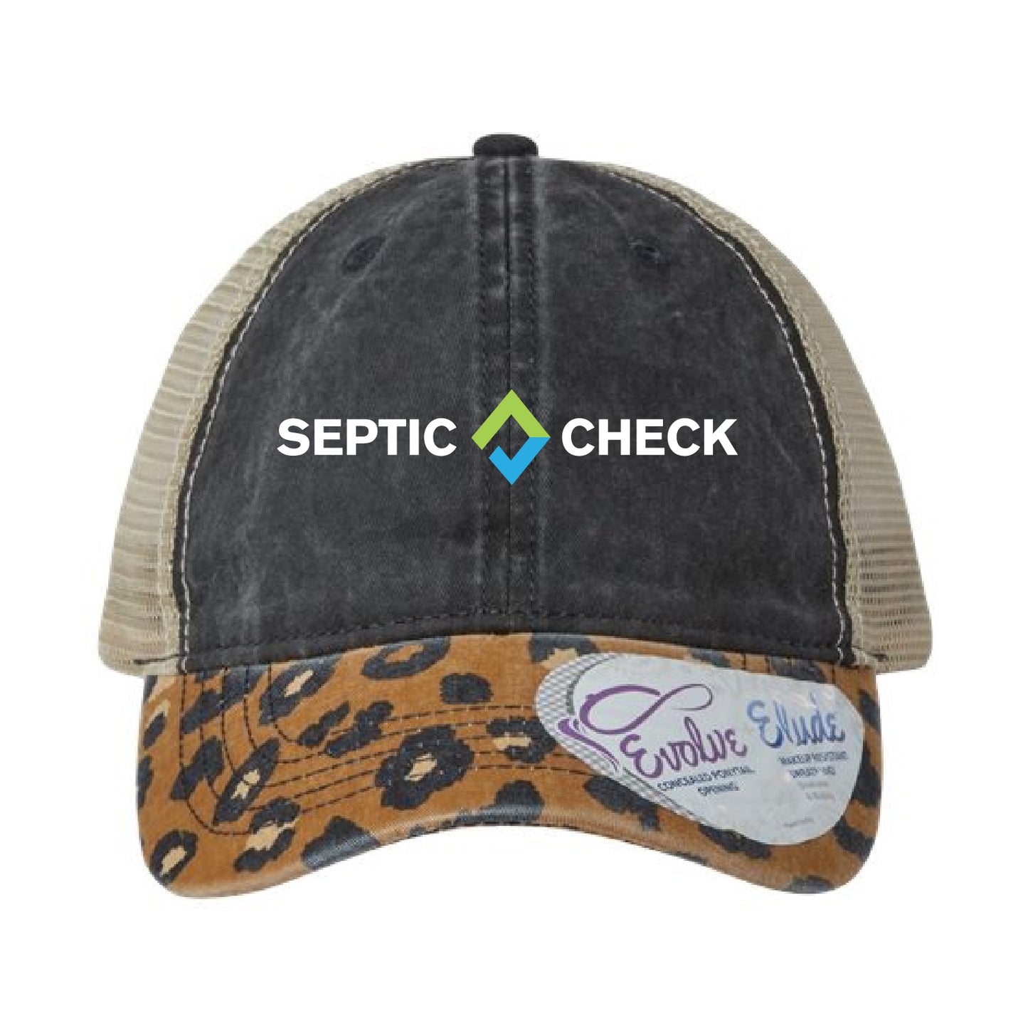 Septic Check Women's Printed Bill with Mesh Back Cap