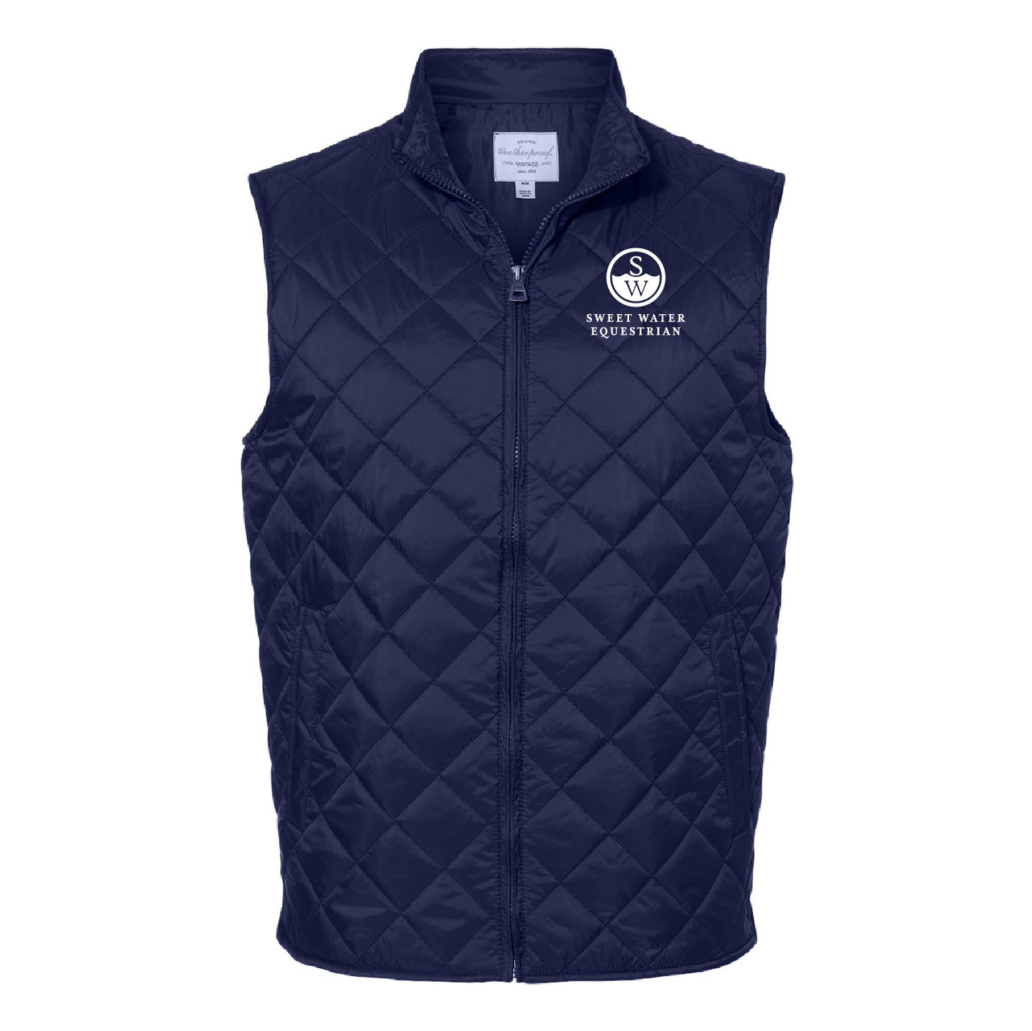 Sweet Water Equestrian Women's Vintage Diamond Quilted Vest