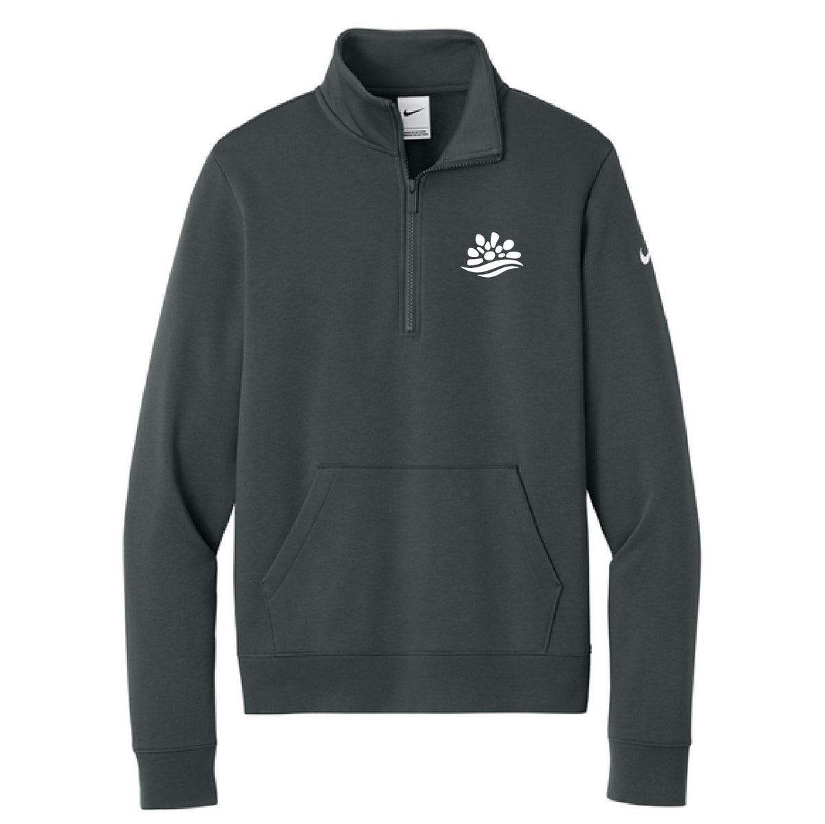 Nike Women's Club Fleece Sleeve Swoosh 1/2-Zip