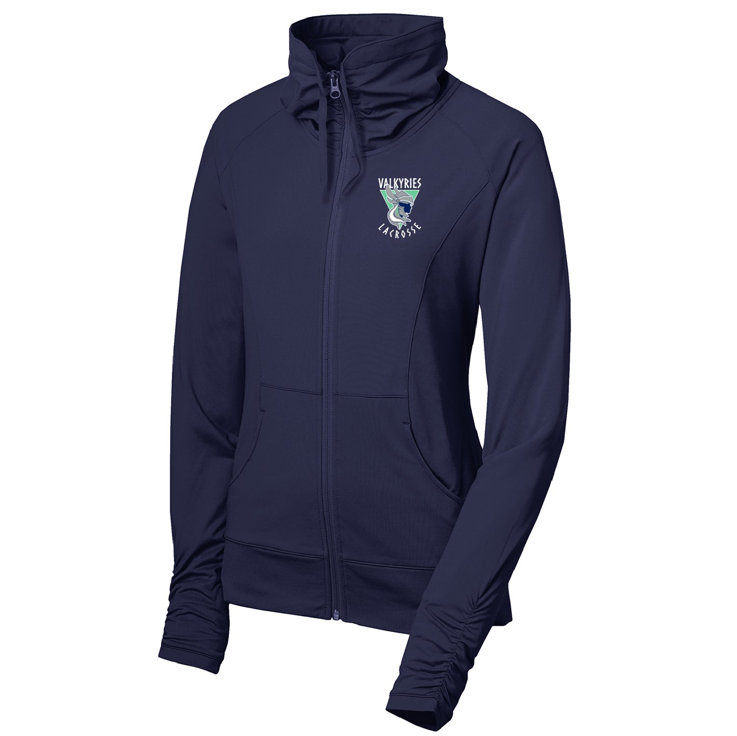 218 Lax Valkyries Ladies Sport-Wick® Stretch Full-Zip Jacket