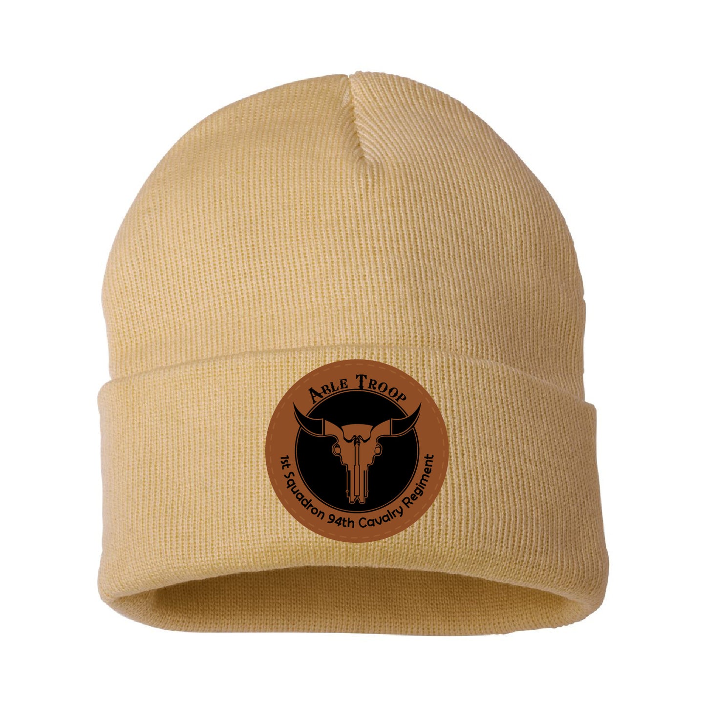 A Troop Solid Cuffed Beanie