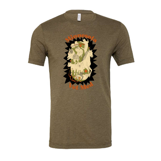 U of M Vet Med Bella Triblend Tee