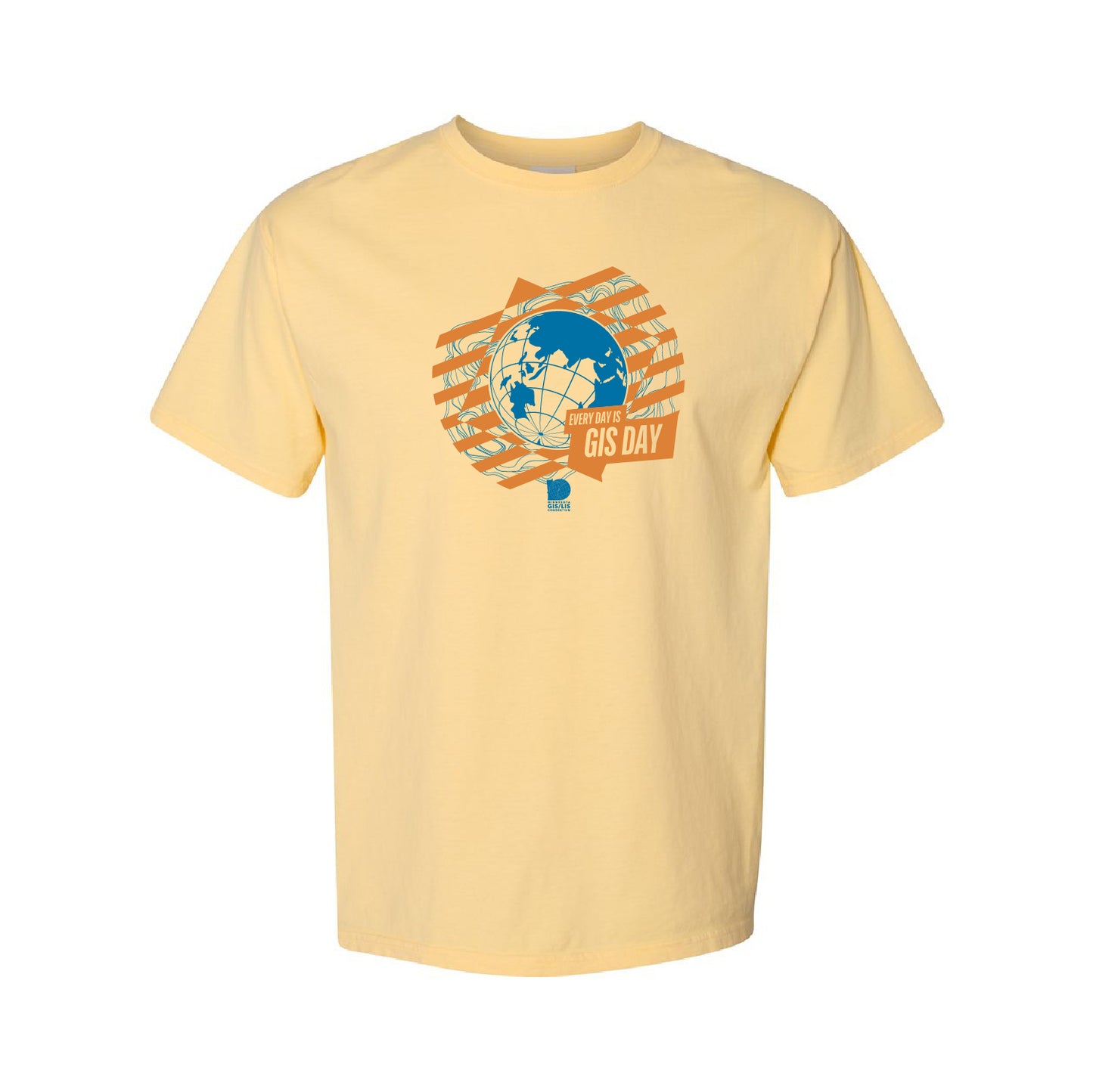GIS Day 2025 Men's Garment-Dyed T-Shirt (3)