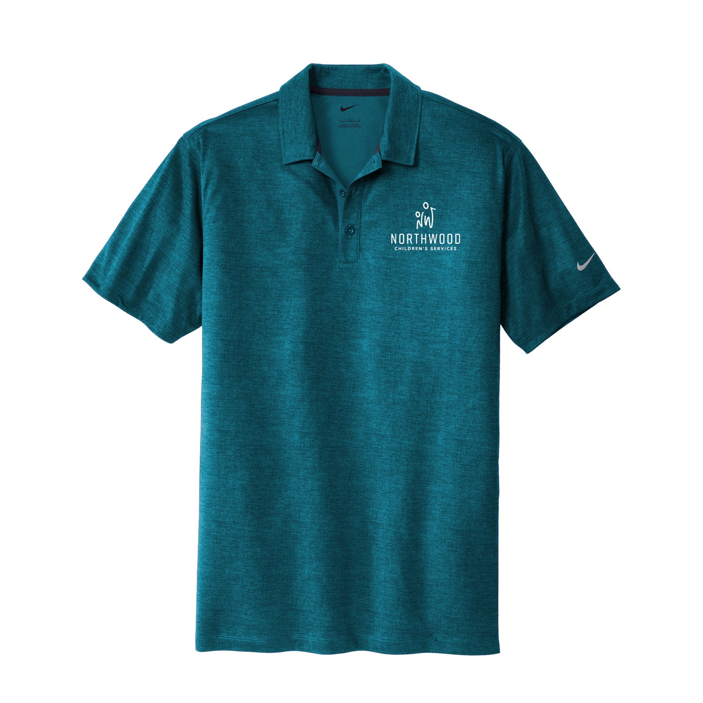 Northwoods Nike Dri-Fit Crosshatch Polo