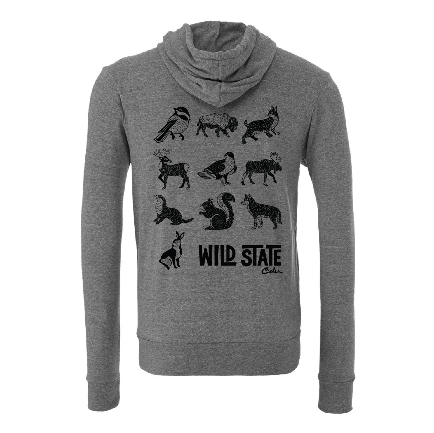 Wild State Animal Collection Sponge Fleece Full Zip