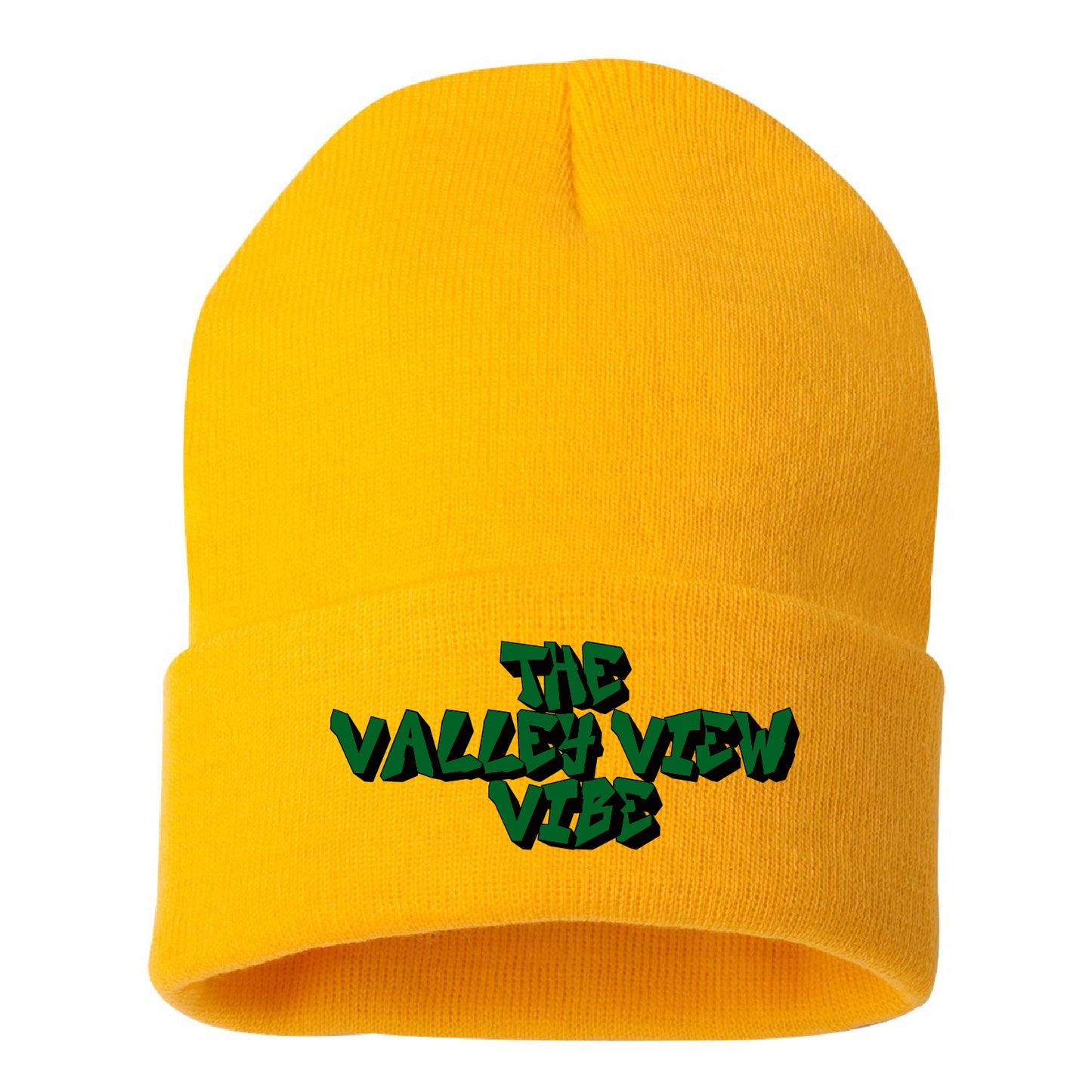 VVMS VALLEY VIEW VIBE Solid Cuffed Beanie