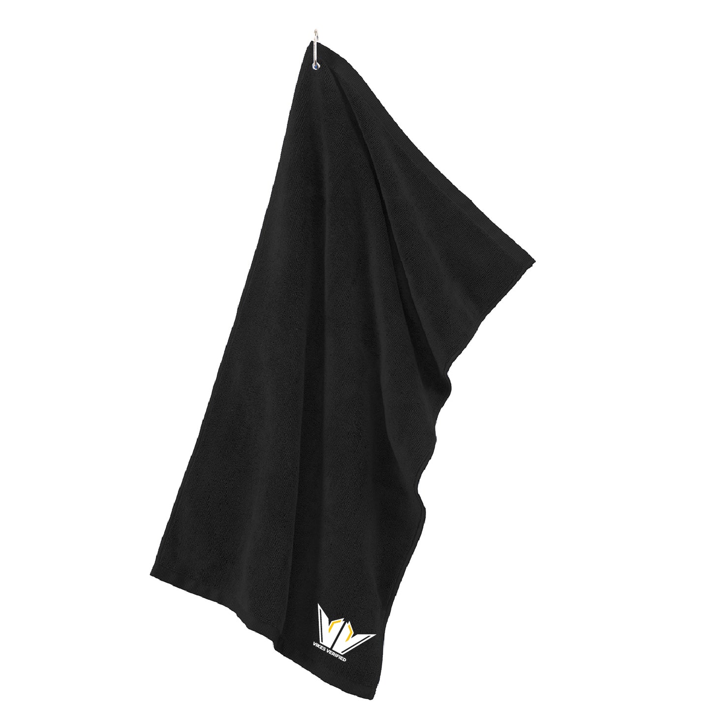 Vikes Verified Grommeted Microfiber Golf Towel