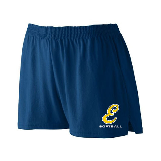Esko Softball Girls' Trim Fit Jersey Shorts