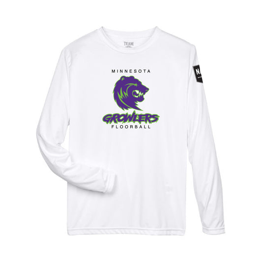 Growlers Floorball Performance Long-Sleeve T-Shirt - Front