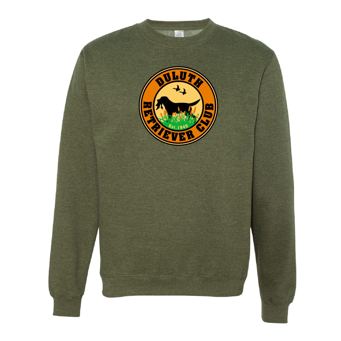 Duluth Retriever Club Unisex Midweight Sweatshirt (Full Front)