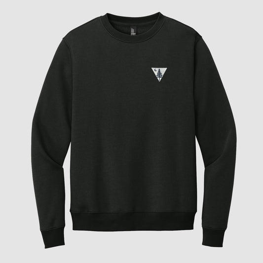 Must Be Minnesota Embroidered Triangle Perfect Weight Fleece Crew