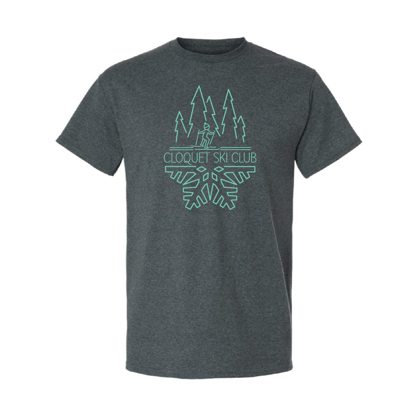 Cloquet Nordic Ski Club Ultra Cotton® T-Shirt (Mint)