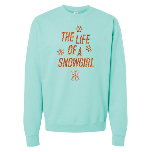 Cloquet Nordic Ski Club Unisex Midweight Crewneck (Life of a Snowgirl)