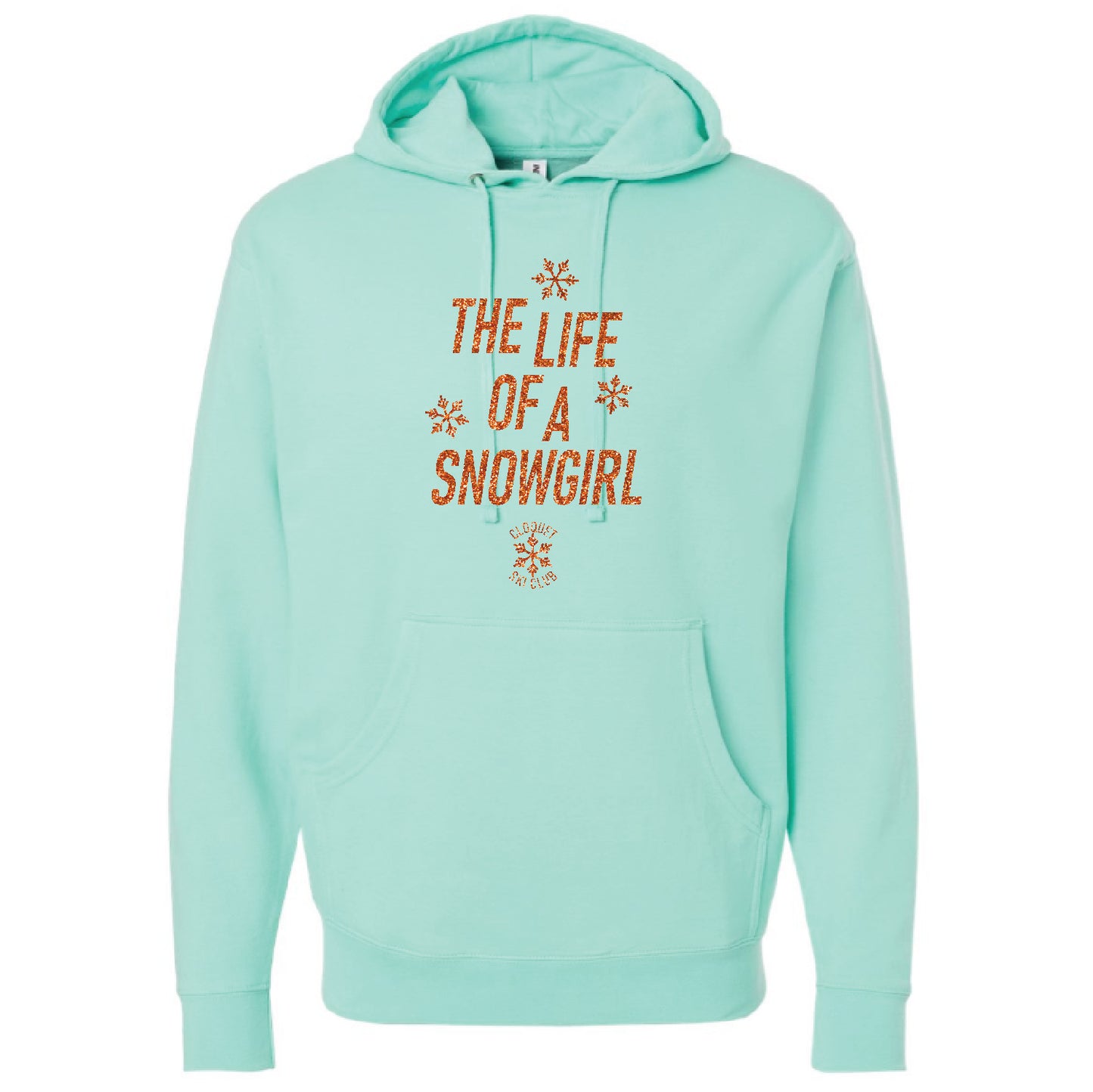 Cloquet Nordic Ski Club Unisex Midweight Hooded Sweatshirt (Life of a Snowgirl)
