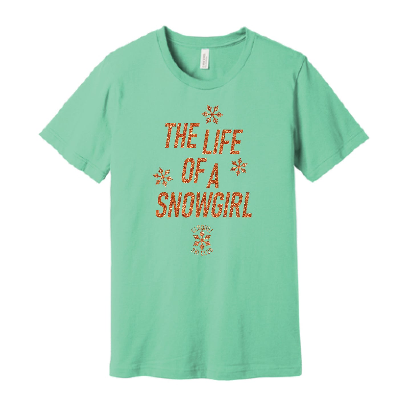 Cloquet Nordic Ski Club Cotton Tee (Life of a Snowgirl)