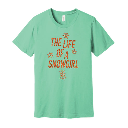 Cloquet Nordic Ski Club Cotton Tee (Life of a Snowgirl)