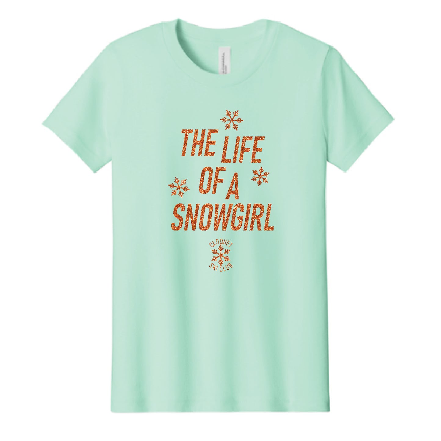 Cloquet Nordic Ski Club Youth Jersey Tee (Life of a Snowgirl)
