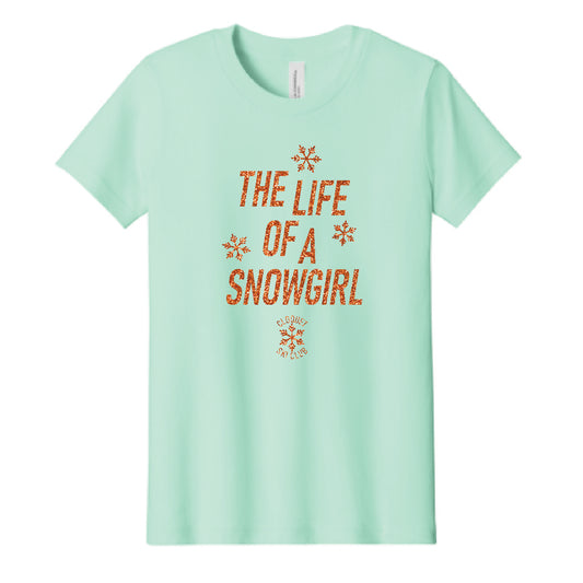 Cloquet Nordic Ski Club Youth Jersey Tee (Life of a Snowgirl)