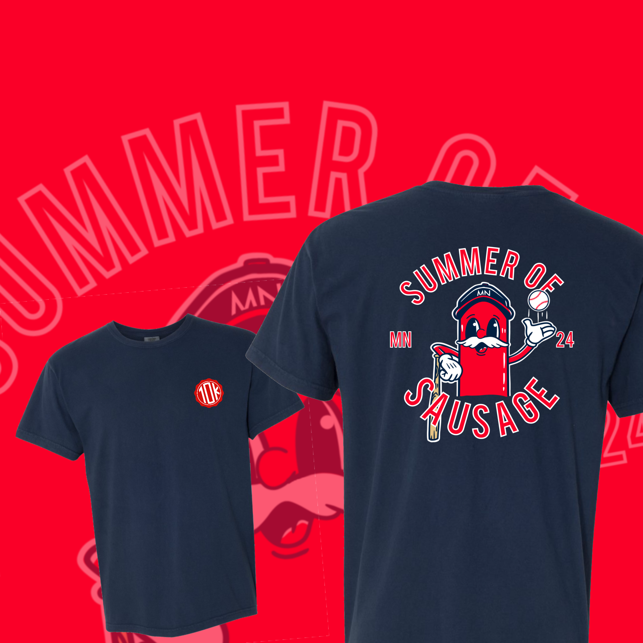 10k Summer Sausage Heavyweight T-shirt