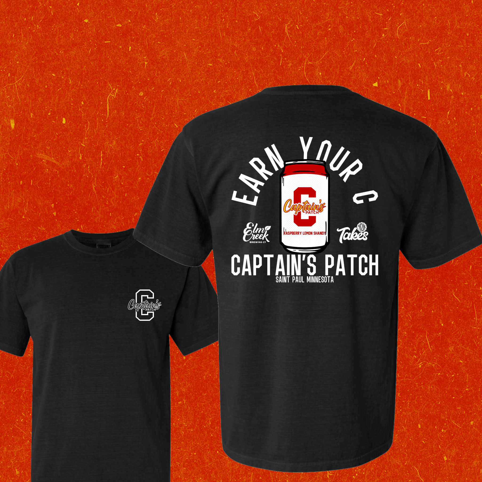 10K Captain's Patch Heavyweight T-shirt – DSP On Demand