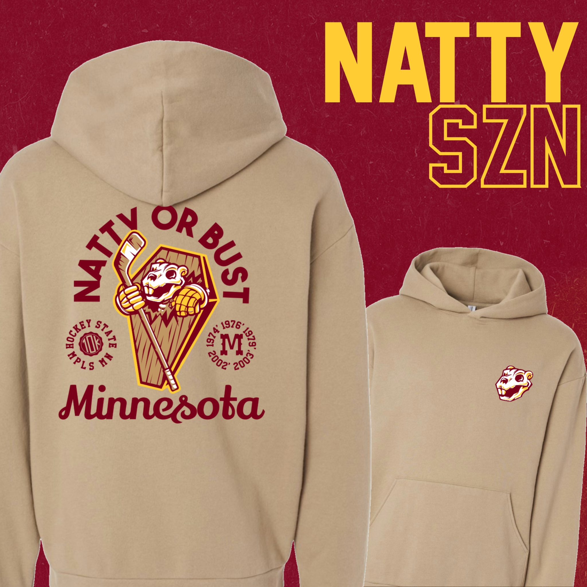 10K NATTY SZN Hooded Sweatshirt