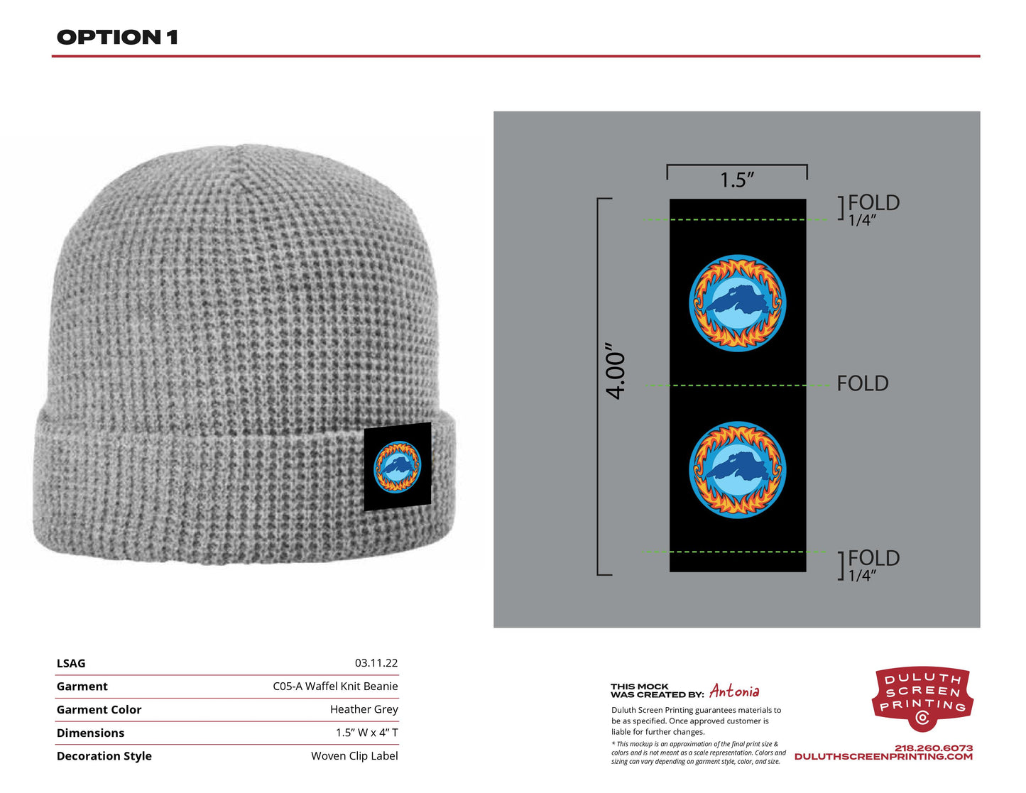 LSAG Waffle Beanie