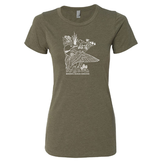 Minnesota Wildlife Federation Women's Soft Tee (2)
