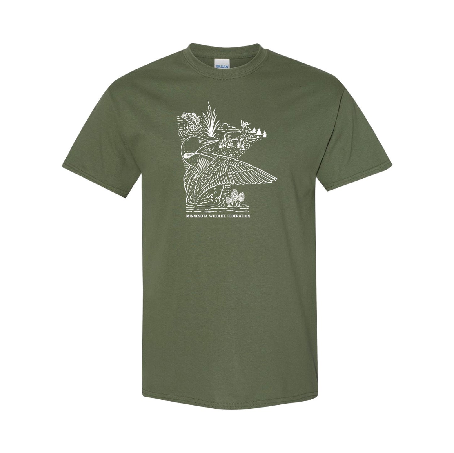 Minnesota Wildlife Federation Heavy Cotton T-Shirt (2)