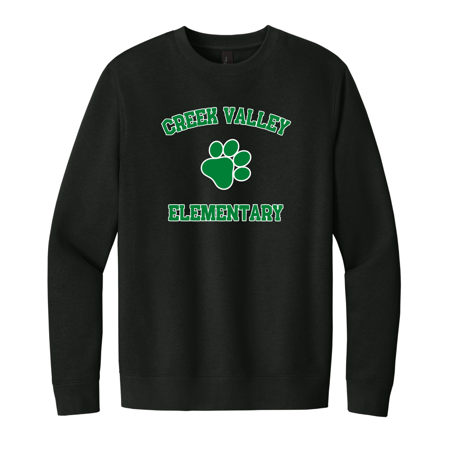 Creek Valley Elementary Unisex Fleece Crew Classic
