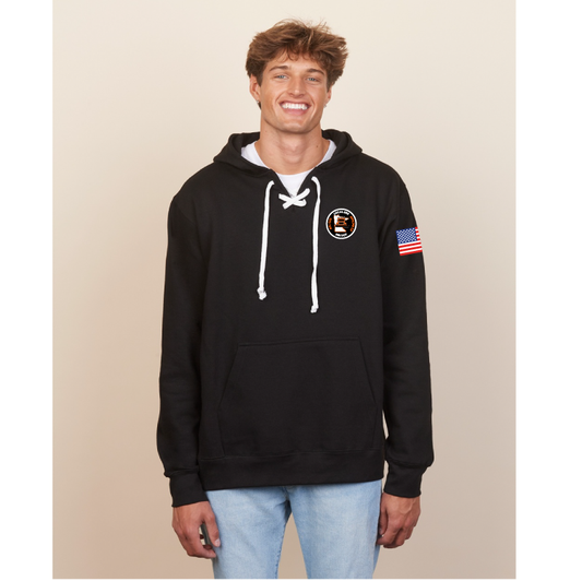 AFSCME Local 695 Adult Lace Up Hoodie