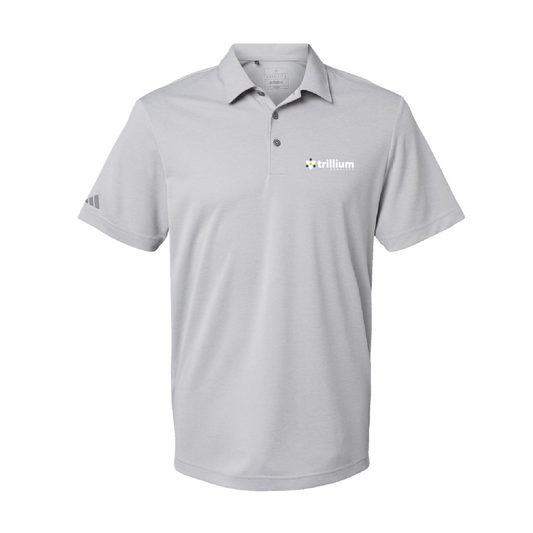 Trillium Services Adidas Heathered Polo